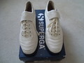 SUPERGA, Sneaker Gr. 40,  Cremeweiss, Leder, NEU mit Karton