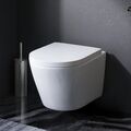 Design Hänge WC Spülrandlos Toilette abnehmbarer WC Sitz mit Softclose AM.PM