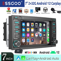 32G Android 12 Autoradio Carplay GPS Navi DAB+ RDS Für VW Touareg T5 Transporter