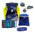 Scout Alpha Set 4-teilig Schulranzen Blue Police dunkelblau