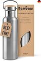 Bambaw Edelstahl Trinkflasche 1 l | Isolierte Thermosflasche für Sport, Büro, S