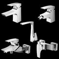 Design Einhand Waschtisch Waschbecken Bidet Badewannen Dusch armatur mischer TW