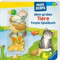ministeps Mein großes Tiere Puzzle Spielbuch ab 18 Monate + BONUS