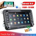 Für VW Passat Golf 5 6 Jetta Polo Touran 2DIN Android 10.0 7" Autoradio GPS Navi