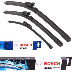 BOSCH AEROTWIN SCHEIBENWISCHER VORNE + HINTEN passend für AUDI A1 VW POLO V UP!