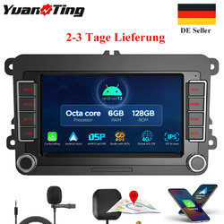 7" Für VW GOLF PASSAT Wireless Carplay Android 13.0 Autoradio GPS NAVI DAB 128GB