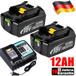 2X 18V 9000mAh Akku Für Makita BL1850 BL1830 LXT BL1860B Led Anzeige/Ladegerät