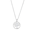 s.Oliver Kette mit Anhänger 925 Sterling Silber Damen Halsschmuck, 50+5 cm,