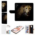 Tasche Flipcase Schutzhülle für Samsung Galaxy S23 Plus 5G Fotodruck Leopard