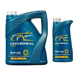 6 Liter MANNOL Universal 15W-40 Motoröl API SN/CH-4 ACEA A3/B4