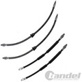 4x BREMSSCHLAUCH BREMSSCHLÄUCHE VORDERACHSE HINTERACHSE passend für FORD KA (RB)