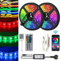 5m-30m LED Stripe RGB Leiste Streifen Bluetooth Strip Band Leuchte Lichterkette