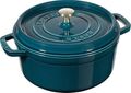 STAUB Gusseisen Bräter/Cocotte Rund 24 cm 38 L Aromaregen Funktion für optima...