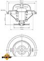 NRF 725060 Thermostat, Kühlmittel für HYUNDAI KIA