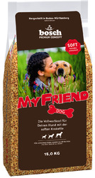 BOSCH 15 kg My Friend Soft Hundefutter Trockenfutter Brocken & Kroketten