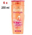 20,53€/L - 6x L’Oréal Elvive Dream Lengths Repairing Shampoo, 250ml