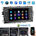 Autoradio Android 13.0 Carplay GPS Navi RDS Für Ford Focus MK2 Mondeo C S Max