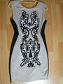 „soky & soka“ Kleid Kofferkleid Gr.L beige schwarz