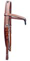 Hellbraune Leder Western Kopfstück Trense einfach Horse Tack Full Size Pferd