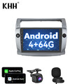 Android 13 Für Citroen C4 2004-2009 Autoradio 4+64G GPS Navi WIFI Apple Carplay