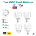 20A 4Pack Smart Steckdose Wifi Socket Tuya Wlan Plug Timer For Alexa Google Home