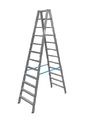 Krause 124784 STABILO Stufen-DoppelLeiter 2 x 12 Stufen Doppel Leiter bis 4,35 m
