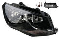 Scheinwerfer Halogen passend für VW Caddy IV SA 05/15- H4 R + Nebel+Leuchtmittel