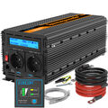 EDECOA 3000W 6000W Spannungswandler 12V 230V Wechselrichter Inverter LCD USB V3