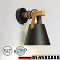 E27 Retro Lampe Vintage Deckenleuchte Wandspot matt Industrie Wohnzimmer Flur