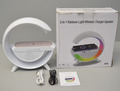 LED Nachttischlampe mit Ladefunktion RGB Tischlampe Touch Dimmbar Nachtlicht