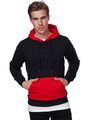 Kapuzenpullover Sweatjacke Hoodie Sweatshirt Pullover Pulli Herren Basic ZIP 