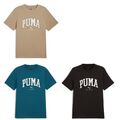 Puma Squad Big Graphic T-Shirt Hemd Tee Rundhals Rundhalsausschnitt Herren 