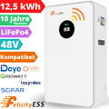 Felicity Solar Speicher Batteriespeicher 12,5 kWh PV Akku 48V LiFePO4 für Deye