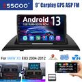 32G Carplay Android 13 Autoradio GPS Navi WIFI RDS ASP Für BMW X3 E83 2004-2012