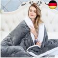 Kuscheldecke Flauschig Dicke Warm Flanell Mikrofaser Decke Sherpa Sofaüberwurf 