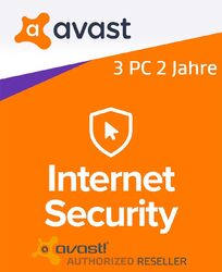 AVAST Internet Security 3 PC 2 Jahre 2024 Vollversion/Upgrade Antivirus PremiumAvast GOLD RESELLER | Versand @ 2 min | DE Key RECHNUNG