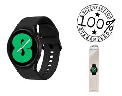 Samsung Galaxy Watch4, Runde Bluetooth Smartwatch, Wear OS, Fitnessuhr