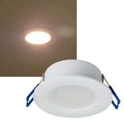 LED Decken-Einbauleuchte IP44 230V 5W Einbaustrahler Bad Feuchtraum Außen Spot