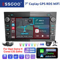 7" 2+32G Android 13 Carplay Autoradio DVR Kam Für Opel Astra Corsa Vivaro Combo