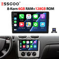 6+128G Android13 Autoradio Carplay Für Ford Transit MK7 Focus II GPS NAVI 8 Core