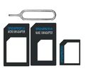 SpionProfi - Universal Sim Karten Adapter Set Nadel Handy Smartphone Tablet Z11