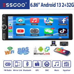 6.86" 1DIN Carplay Autoradio Android 13 2+32G GPS NAVI IPS Screen Kamera Dashcam