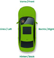 Spiegelkappe Neu in Ihrer Wunschfarbe Lackiert Links für Skoda Octavia 2012->