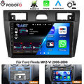 DAB+ Android 13 Autoradio GPS Navi WIFI Carplay Für 2002-2008 Ford Fiesta MK5 VI