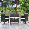 Rattanmöbel Polyrattan Rattan Gartenmöbel Garnitur Sitzgruppe Modern Lounge Set