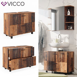 Waschtischunterschrank Waschbeckenunterschrank Ilias modern 80x61 cm Vicco