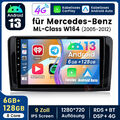 Android 13 GPS Navi Autoradio Für Mercedes Benz ML W164 GL X164 2005-2012 128GB