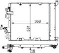 MAHLE ORIGINAL AC 376 000S Kondensator Klimaanlage für OPEL ZAFIRA B (A05)