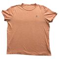 Polo Ralph Lauren T-Shirt Herren XL Orange Meliert Shirt kurzarm