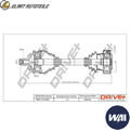 ANTRIEBSWELLE FÜR VW TRANSPORTER/IV/Bus/CARAVELLE/T4/Mk/MULTIVAN/Kasten 2.4L